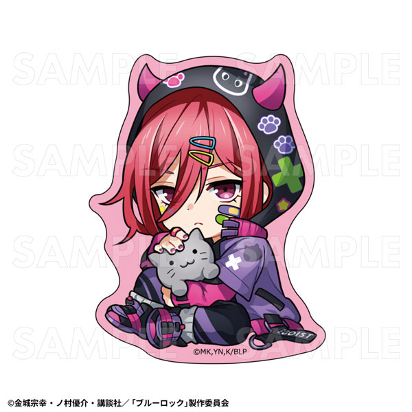 TVアニメ『ブルーロック』でびデコパーカー ちびキャラver. ダイカットステッカー 千切豹馬[ティームエンタテインメント]《０５月予約》