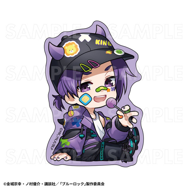 TVアニメ『ブルーロック』でびデコパーカー ちびキャラver. ダイカットステッカー 御影玲王[ティームエンタテインメント]《０５月予約》