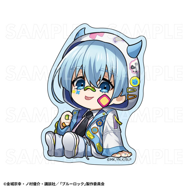 TVアニメ『ブルーロック』でびデコパーカー ちびキャラver. ダイカットステッカー 氷織羊[ティームエンタテインメント]《０５月予約》