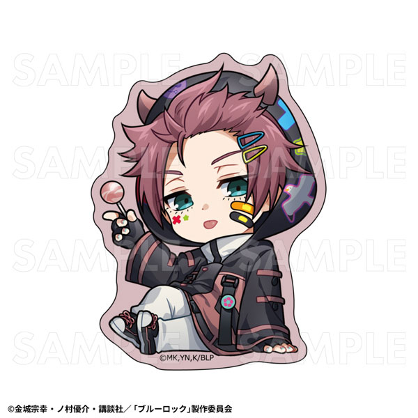 TVアニメ『ブルーロック』でびデコパーカー ちびキャラver. ダイカットステッカー 糸師冴[ティームエンタテインメント]《０５月予約》