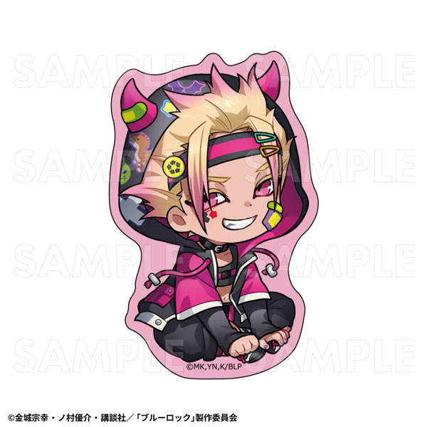 TVアニメ『ブルーロック』でびデコパーカー ちびキャラver. ダイカットステッカー 士道龍聖[ティームエンタテインメント]《０５月予約》