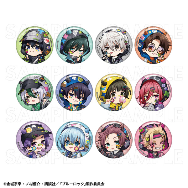 TVアニメ『ブルーロック』でびデコパーカー ちびキャラver. トレーディング缶バッジ 12個入りBOX