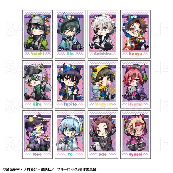 TVアニメ『ブルーロック』でびデコパーカー ちびキャラver. トレーディングミニブロマイド 12個入りBOX