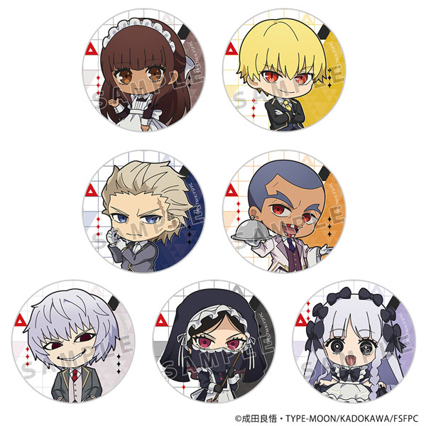 C93 Fate/EXTRA CCC B2タペストリー(缶バッジ付) Fate/strange Fake]トレーディング缶バッジ(執事＆メイド) 7個入りBOX