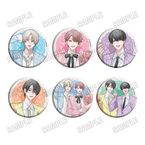 肇×唯 描き下ろし缶バッジコレクション 6個入りBOX