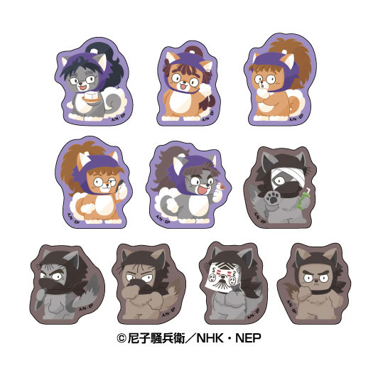 忍たま乱太郎 どうぶつフォーゼ フレークシール 弐ノ段[エンスカイ]《０４月予約》