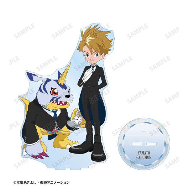 デジモンアドベンチャー 描き下ろし 石田ヤマト＆ガブモン メイド＆執事ver. 特大アクリルスタンド[アルマビアンカ]《０５月予約》
