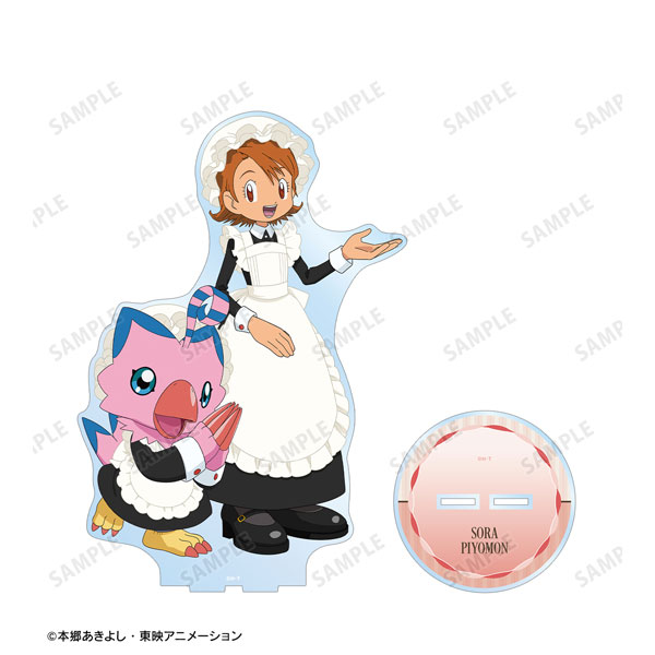 デジモンアドベンチャー 描き下ろし 武之内空＆ピヨモン メイド＆執事ver. 特大アクリルスタンド[アルマビアンカ]《０５月予約》