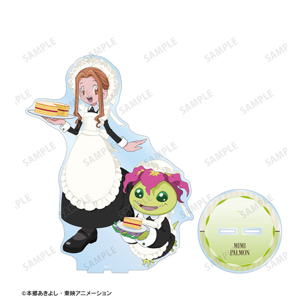 デジモンアドベンチャー 描き下ろし 太刀川ミミ＆パルモン メイド＆執事ver. 特大アクリルスタンド[アルマビアンカ]《０５月予約》