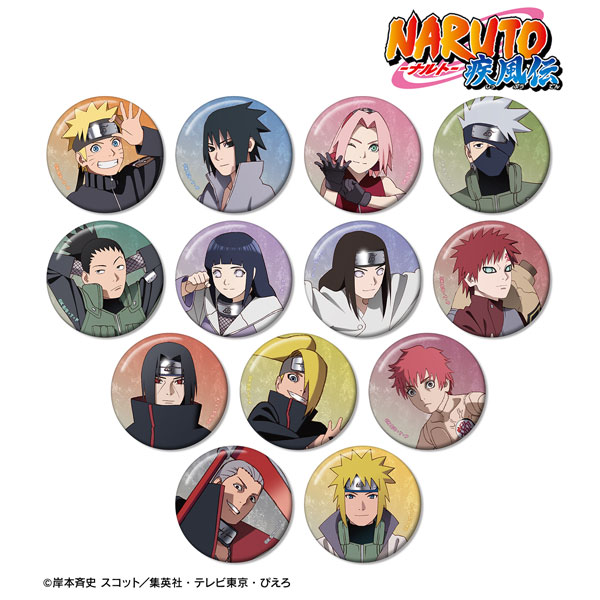 NARUTO-ナルト- 疾風伝 トレーディング缶バッジ 13個入りBOX-amiami.jp