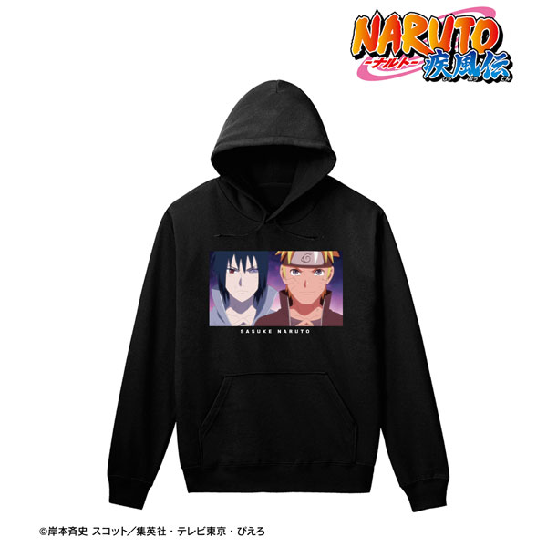 NARUTO-ナルト- 疾風伝 うずまきナルト＆うちはサスケ 場面写パーカー 