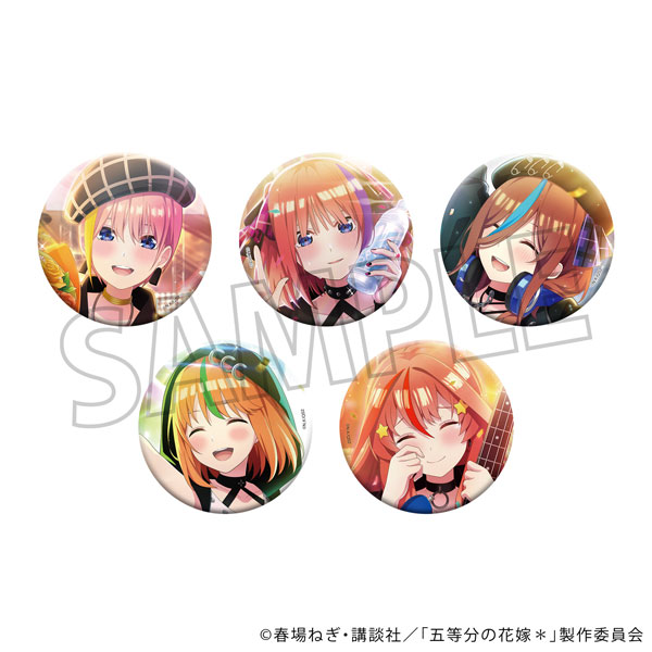 五等分の花嫁* 缶バッジセット(ガールズバンド)[ムービック]《０４月予約》