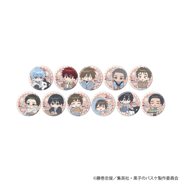 缶バッジ「黒子のバスケ」35/テツヤ2号といっしょver.(ミニキャライラスト) 11個入りBOX