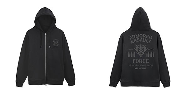 機動戦士ガンダム ジオン公国 突撃機動軍ジップパーカー/BLACK-L[コスパ]《０４月予約》
