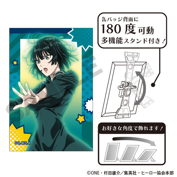 ワンパンマン アート缶バッジ 地獄のフブキ-amiami.jp-あみあみ