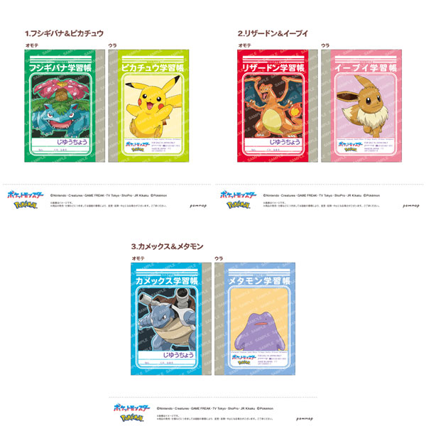 ポケットモンスター ミニ学習帳セット -第11弾- (A)[ショウワノート]《０４月予約》