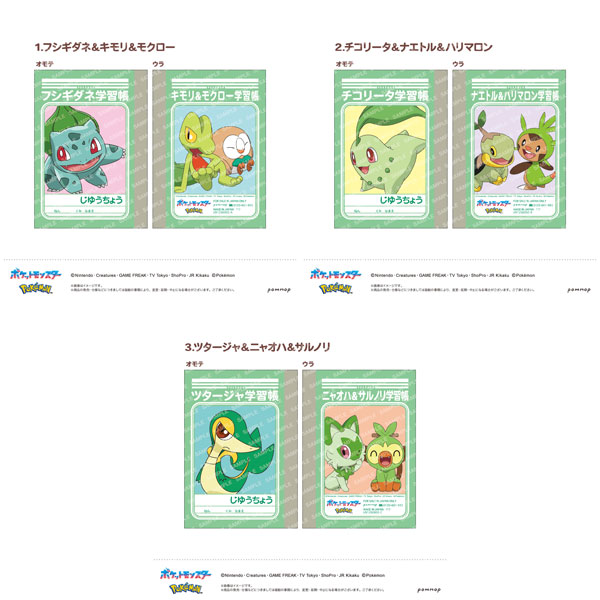 ポケットモンスター ミニ学習帳セット -第11弾- (B)[ショウワノート]《０４月予約》
