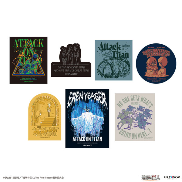 TVアニメ『進撃の巨人』 第11弾 ステッカーセット[AIR TWOKYO]《０５月予約》