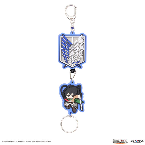 TVアニメ『進撃の巨人』 第11弾 リールキーホルダー ミカサ[AIR TWOKYO]《０４月予約》