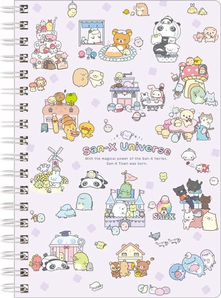 NY45102 サンエックスユニバース 「サンエックスタウン」 B6SPノート[サンエックス]《発売済・在庫品》