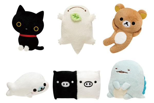 キャラクターグッズセット 46個バッジ ぬいぐるみ AB43102 サンエックスユニバース 「サンエックスタウン」 ぬいぐるみ