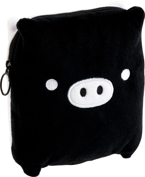CA87303 サンエックスユニバース ぬいぐるみポーチ モノクロブー[サンエックス]《０３月予約》