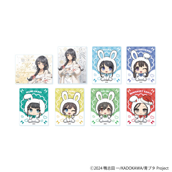 アクリルカード「青春ブタ野郎はサンタクロースの夢を見ない」02/ホワイトウィンターver. 描き下ろし&描き起こしイラスト BOX