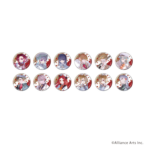 缶バッジ「大悪逆令嬢 ストラテジーオブリリィ」01/公式イラスト 12個入りBOX