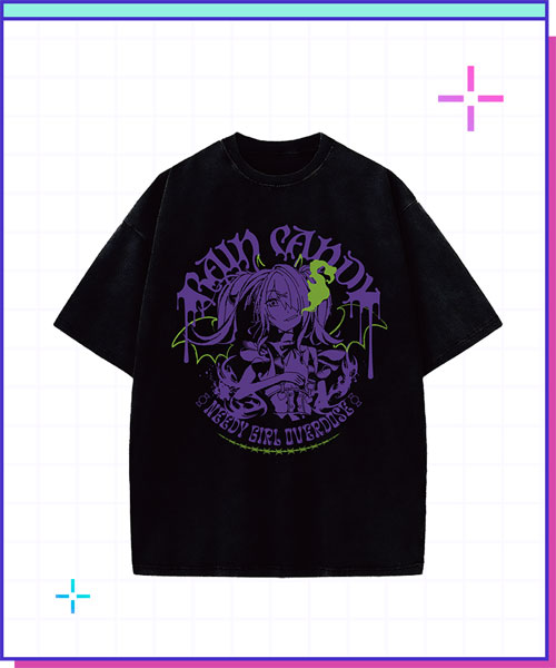 NEEDY GIRL OVERDOSE あめちゃんスモークT Ver.PURPLE[WHY SO SERIOUS