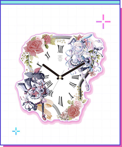 NEEDY GIRL OVERDOSE ニディガメルヘンアクリル掛け時計[WHY SO SERIOUS？]《０６月予約》