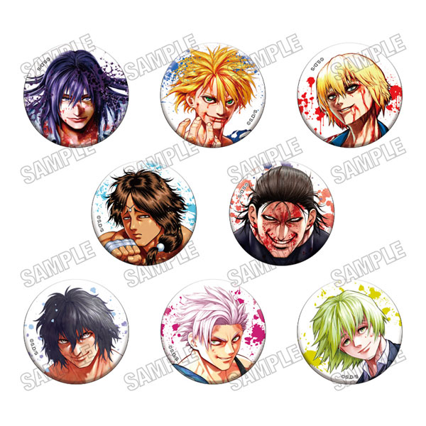 『ケンガンアシュラ』『ケンガンオメガ』 缶バッジコレクション 8個入りBOX