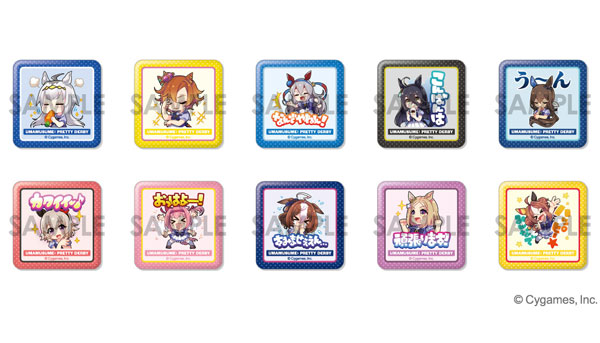 ウマ娘 プリティーダービー すくえあくる缶バッジ Vol.2　10個入りBOX
