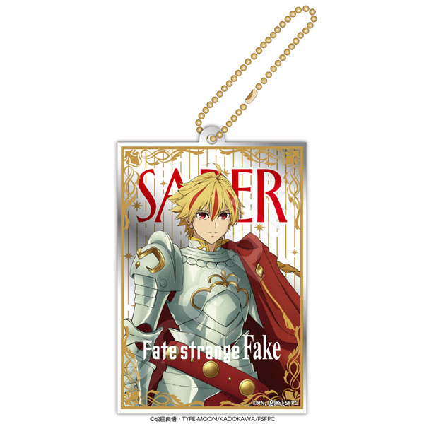 Fate/strange Fake ミラーアクリルキーホルダー(セイバー)[ハゴロモ