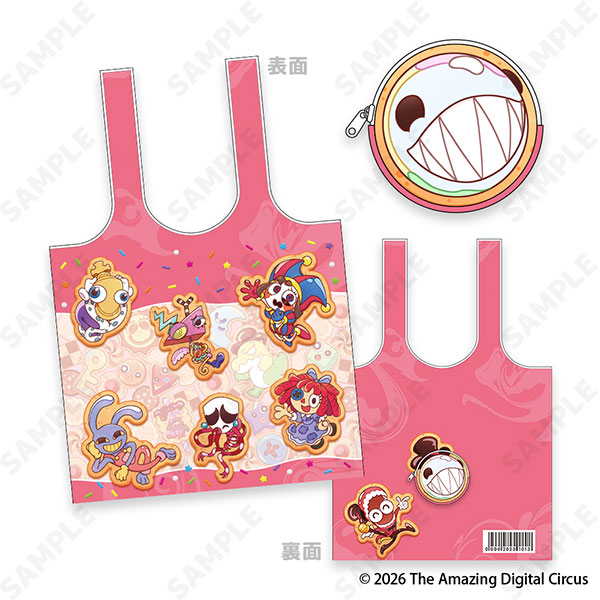 アニメ『アメイジングデジタルサーカス』 エコバッグ[きゃらべいく][ディ・テクノ]《０６月予約》