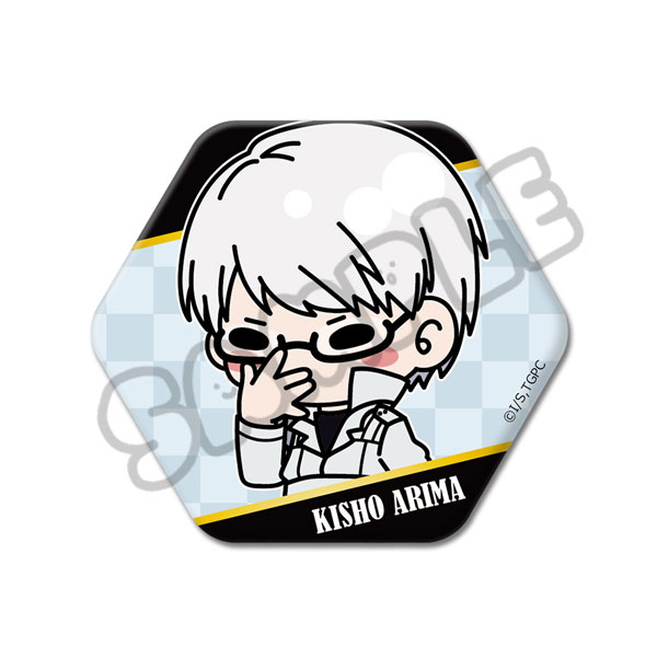 TVアニメ『東京喰種トーキョーグール』六角形缶バッジMJ(有馬貴将)[シンクイノベーション]《０５月予約》