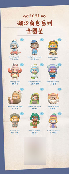 BLINDBOX CiCiLu 潮の小さな店 12個入りBOX