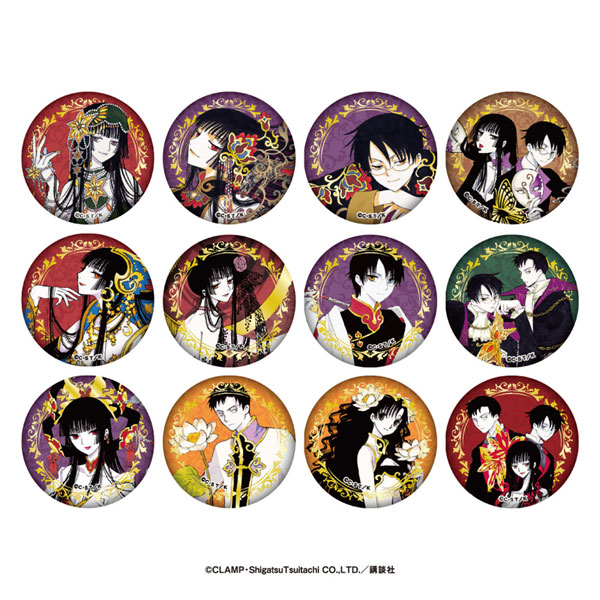 xxxHOLiC 箔押し缶バッジコレクション 12個入りBOX[エンスカイ]《０６月予約》
