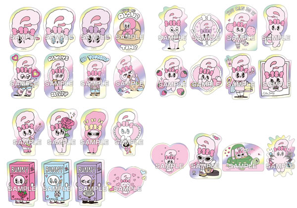 エスターバニー キャラカットステッカーガム 16パック入りBOX (食玩)[エンスカイ]《０５月予約》