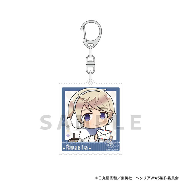 [ヘタリア World★Stars]アクリルキーホルダー(ロシア/ウィンターバケーション)[Parflette-パルフレット-]《発売済・在庫品》