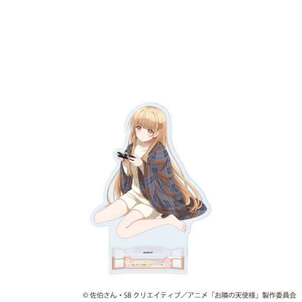 アクリルスタンド「お隣の天使様にいつの間にか駄目人間にされていた件2」17/椎名真昼 夜ver.(描き下ろしイラスト)[A3]《０５月予約》