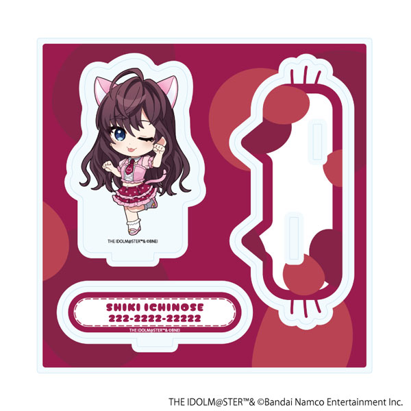 アクリルスタンドプレート「アイドルマスター シンデレラガールズ」14/一ノ瀬志希 猫ver.(ミニキャライラスト)[A3]《在庫切れ》