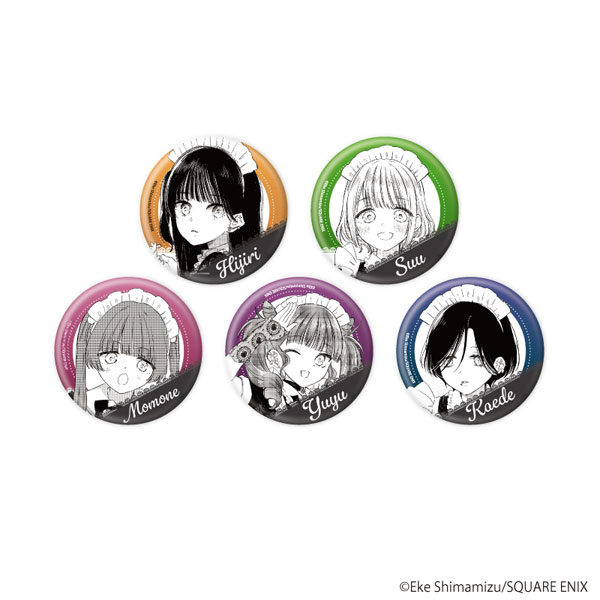 缶バッジ「憧れのメイドさんはタバコが似合う」01/ 5個入りBOX