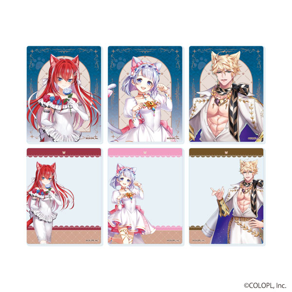 アクリルカード「白猫プロジェクト」03/猫の日ver.(描き下ろしイラスト) 6個入りBOX