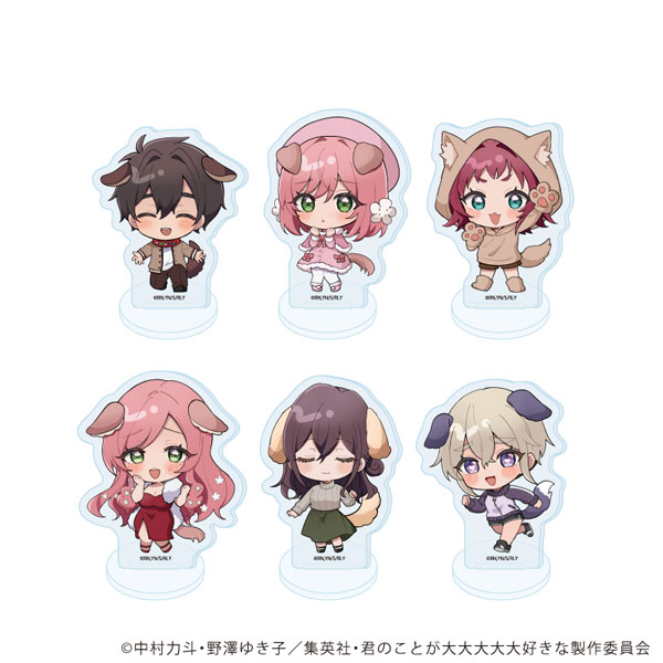 アクリルぷちスタンド「君のことが大大大大大好きな100人の彼女」03/ミニキャライラスト 6個入りBOX[A3]《０５月予約》