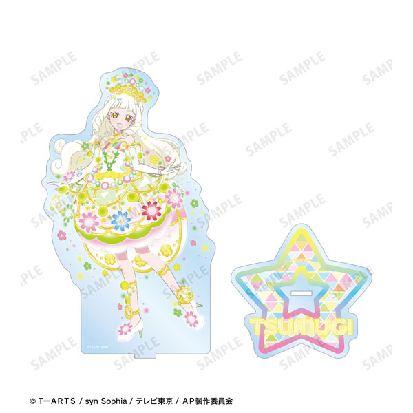 ひみつのアイプリ つむぎ(プリンセスver.) 特大アクリルスタンド[アルマビアンカ]《０５月予約》