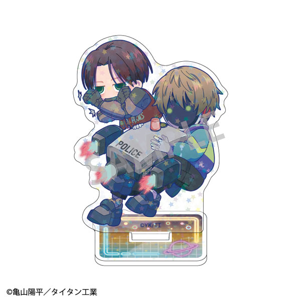 銀河特急 ミルキー☆サブウェイ ホログラムミニアクリルスタンド カート＆マックス 描き起こし第2弾[カミオジャパン]《０５月予約》