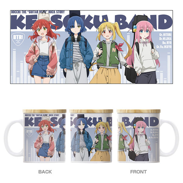 アニメ「ぼっち・ざ・ろっく！」 結束バンド フタ付きフルカラーマグカップ ストリートファッションVer.[コスパ]《０６月予約》