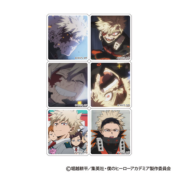 僕のヒーローアカデミア アクリルブロックシール B：爆豪勝己
