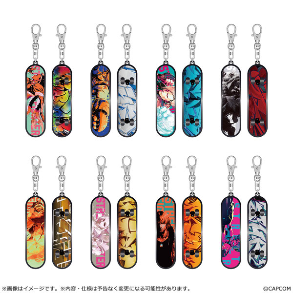 ストリートファイター6 フィンガースケートボードキーホルダーコレクション Vol.1　8個入りBOX[カプコン]《０６月予約》