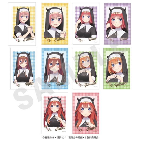 「五等分の花嫁*」 チェキ風カード 小悪魔シスターver. 10個入りBOX